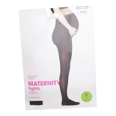 Nylon tights (Black) from Lindex Elastane