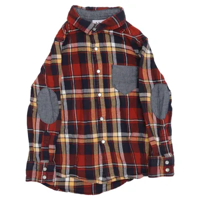 Flanellskjorta (Röd, Flerfärgad) från Ebbe Bomull