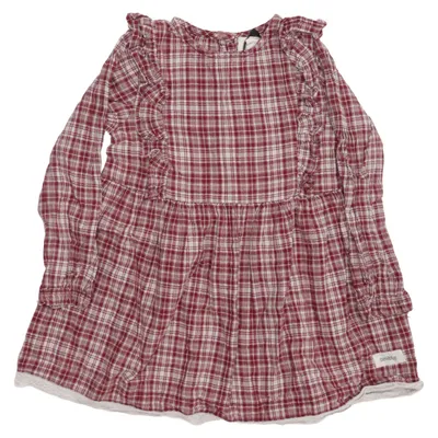 Klänning (Röd, Vit, Flerfärgad) från Newbie by KappAhl Bomull