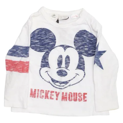 Lange mouwen shirt (Wit, Blauw, Rood) van Zara x Disney