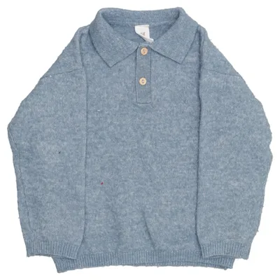 Trui (Blauw) van H&M Polyester, Acryl, Wol, Elastaan