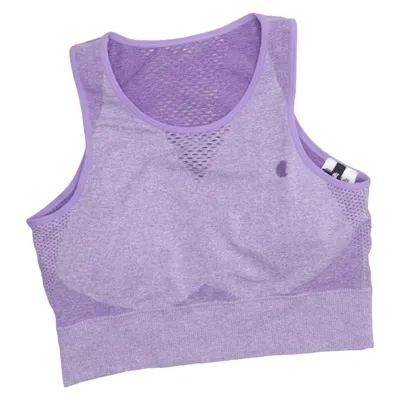 Sports bra (Purple) from Njie Elastane, Polyamide, Polyester