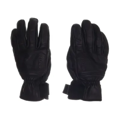 Leather gloves (Black) from Hestra Polyester, Leather