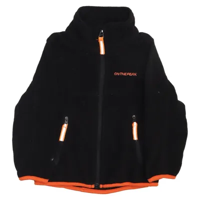 Fleecejacka (Svart, Orange) från On the Peak Polyester