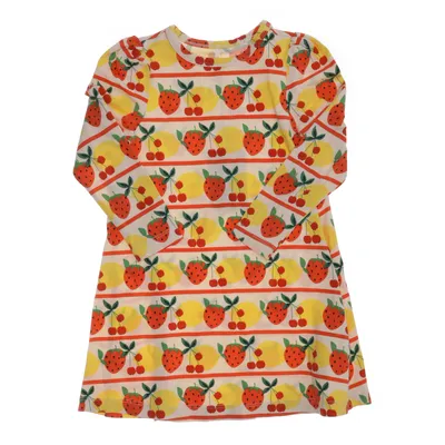 Dress (White, Multicolored) from Mini Rodini Elastane, Organic cotton