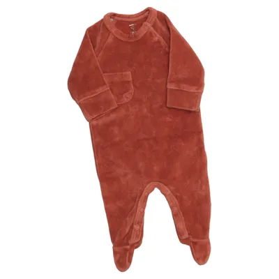 Barboteuse (Marron) de Fresk Coton biologique, Polyester