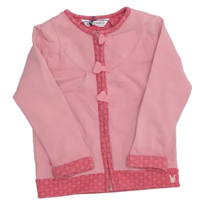 Cardigan (Pink) from Coccodrillo Cotton, Elastane