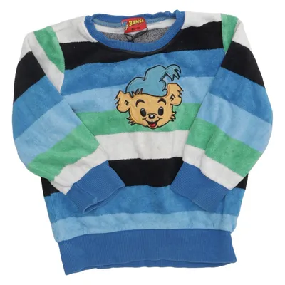 Collegetröja (Blå, Grön, Vit) från Bamse Bomull, Polyester