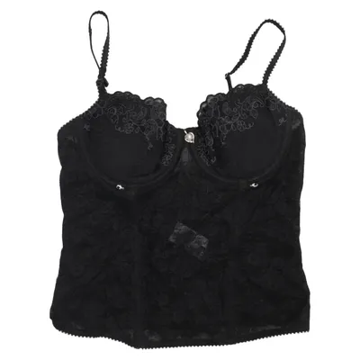 Bustier (Svart) från H&M Nylon, Polyester, Polyuretan, Viskos