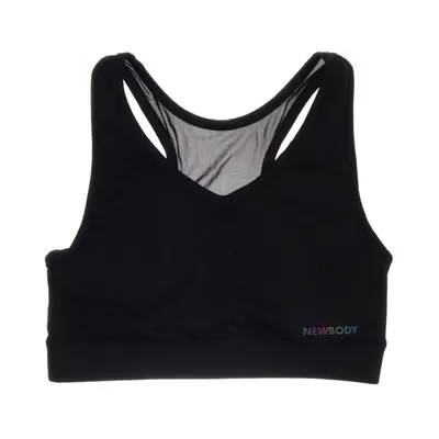 Sport-bh (Zwart) van Newbody Elastaan, Gerecycled polyester