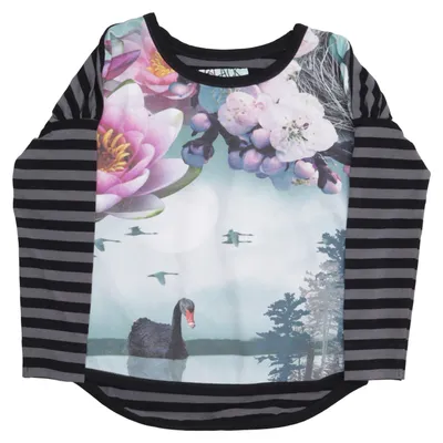 T-shirt à manches longues (Noir, Gris, Multicolore) de Phister & Philina Élasthane, Polyester, Viscose