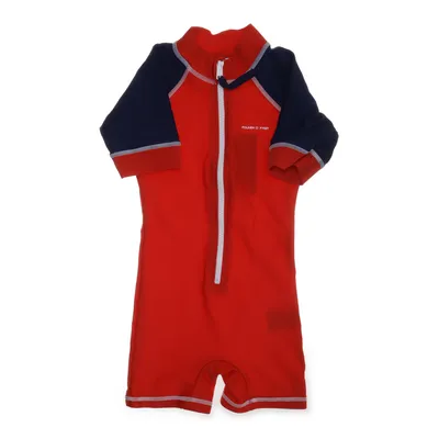UV beschermende kleding (Rood) van Polarn O. Pyret Elastaan, Polyamide