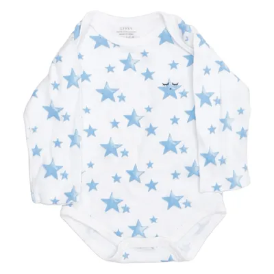 Body (Vit, Blå) från Livly Bomull
