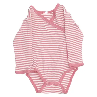 Body (Pink, Weiß) von Alana Wolle, Seide
