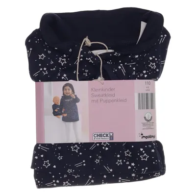Collegetröja (Kleinkinder Sweatkleid mit Puppenkleid) från Impidimpi Ekologisk bomull, Polyester