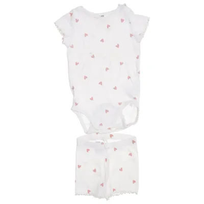 Set (Vit, Rosa) från H&M Bomull, Elastan