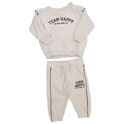 Loungewear (Beige) from Little Me Cotton