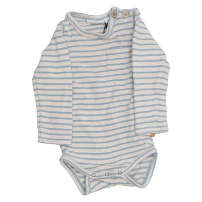 Body (Blue, Beige) from Lil' Atelier Elastane, Organic cotton