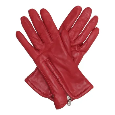 Leather gloves (Red) from Filippa K Leather, Polyamide, Wool