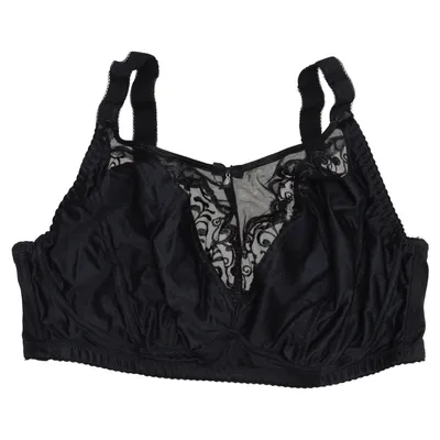 Bralette (Svart) från Ava Bomull, Elastan, Polyamid