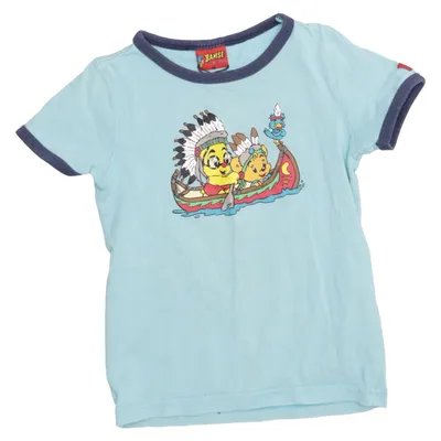 T-shirt (Bleu) de Bamse Coton, Élasthane