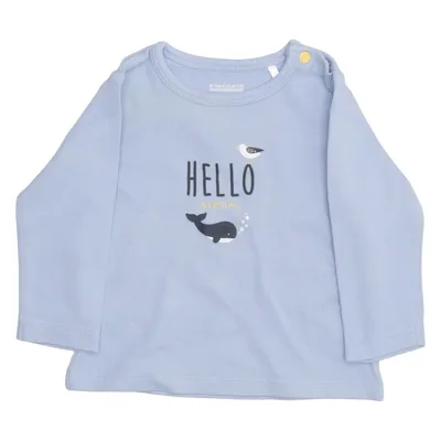 T-shirt à manches longues (Bleu) de Staccato Coton
