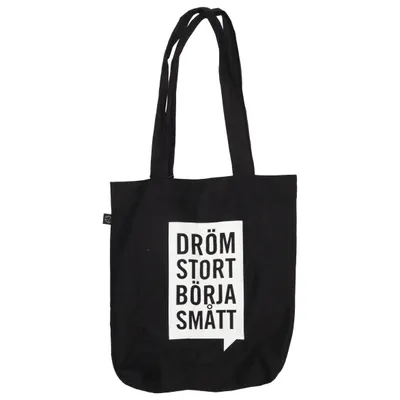 Sac en toile (Noir) de Earth Positive Coton biologique