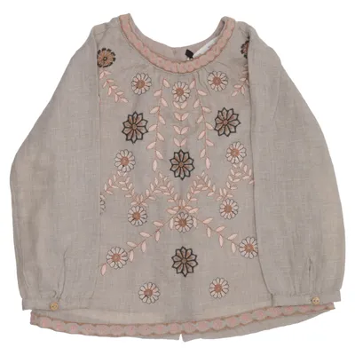 Blus (Beige, Flerfärgad) från Zara BabyGirl
