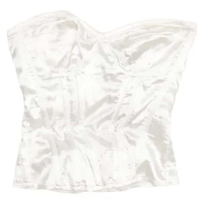 Korsett (Vit) från PrettyLittleThing Elastan, Polyester