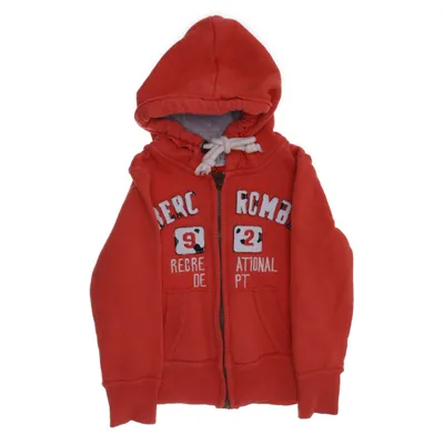 Huvtröja (Röd, Grå) från Abercrombie & Fitch Bomull