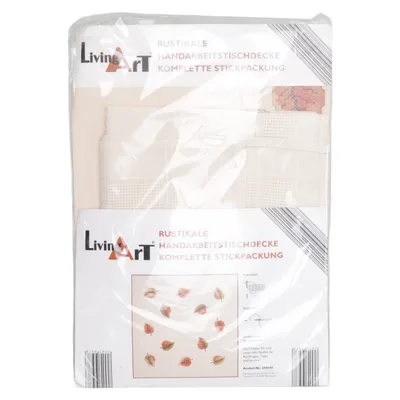Brodyrmönster (Rustikale Handarbeitstischdecke) från Living Art Bomull, Polyester