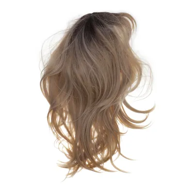 Pruik (Beige, Wit)
