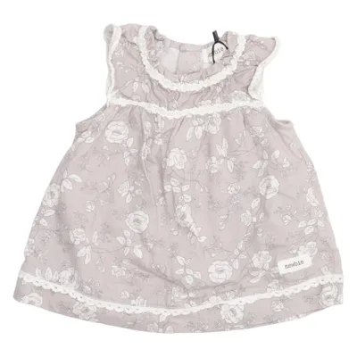 Klänning (Grå, Vit) från Newbie by KappAhl Bomull