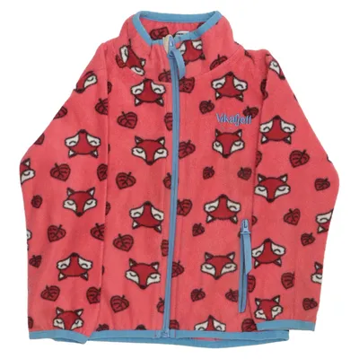 Fleecejacka (Rosa, Brun, Vit) från Vikafjell Polyester