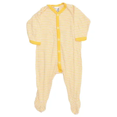 Sparkdräkt (Gul, Vit) från Alana Ekologisk bomull