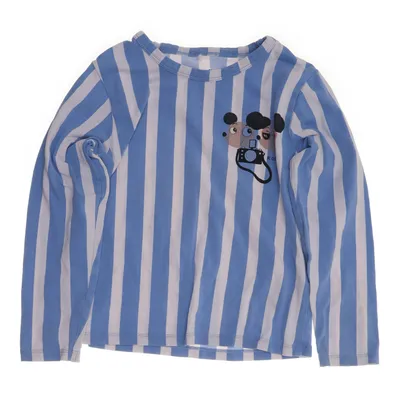 T-shirt à manches longues (Bleu, Blanc) de Mini Rodini Coton, Élasthane