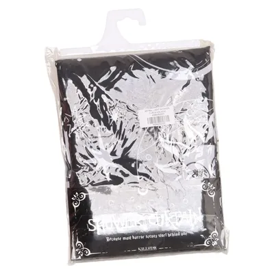 Rideau de douche (Noir, Blanc) de Killstar Polyester
