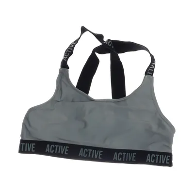 Sports bra (Green, Black) from KappAhl Elastane, Polyester