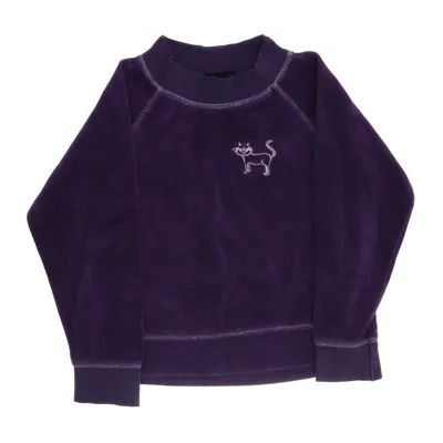 Collegetröja (Lila) från IdaT.dk Bomull, Polyester
