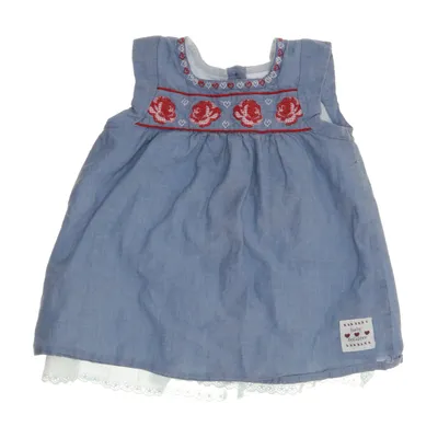 Jurk (Blauw) van Baby by Lindex Katoen