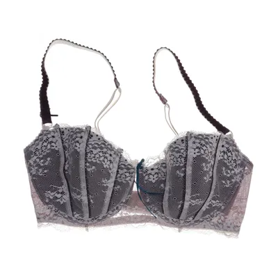 Soutien-gorge (Violet, Blanc) de Elle Macpherson Élasthane, Polyamide, Polyester