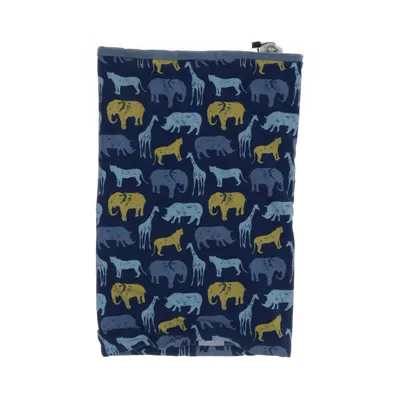 Nekwarmer (Blauw) van Alana Katoen, Elastaan