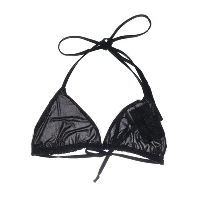 Bikini top (Black, Silver) from Femme Luxe