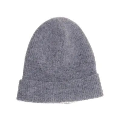 Beanie (Grijs) van Samsøe & Samsøe Alpacawol, Elastaan, Merinowol, Polyamide