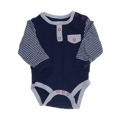 Body (Blå, Vit) från Early Days Bomull