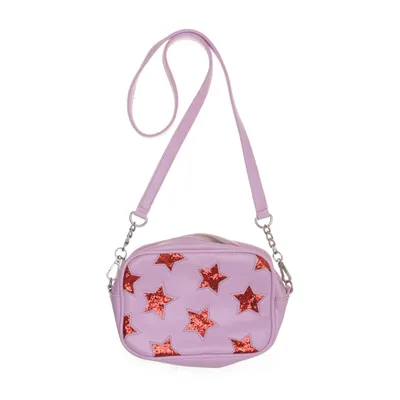 Shoulder-bag (Pink, Red) from Skinny Dip Polyester, Polyurethane