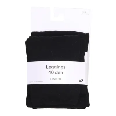 Leggings (Svart) från Lindex Elastan, Polyamid