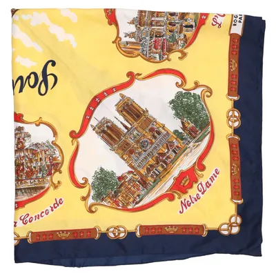 Mouchoir (Jaune, Bleu, Multicolore) de Lahmy Polyester