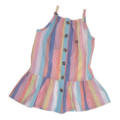 Jurk (Roze, Meerkleurig) van Calvin Klein Jeans Katoen