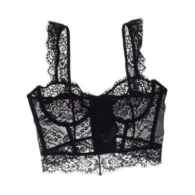 Bustier (Wide Strap Lace Cup Corset) från NA-KD Elastan, Polyamid